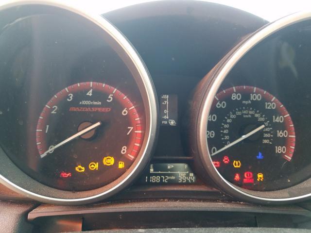 JM1BL1L37D1724666 - 2013 MAZDA SPEED 3 GRAY photo 8