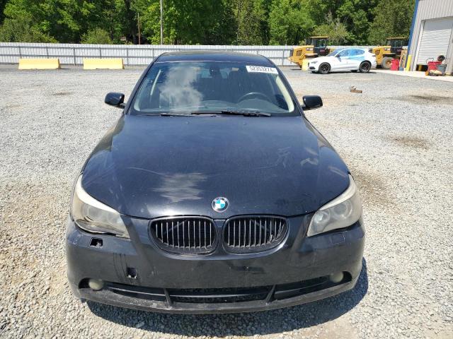 WBANB33515B115871 - 2005 BMW 545 I BLACK photo 5