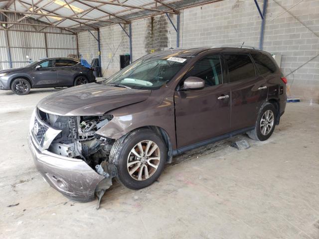 5N1AR2MN1FC667979 - 2015 NISSAN PATHFINDER S GRAY photo 1