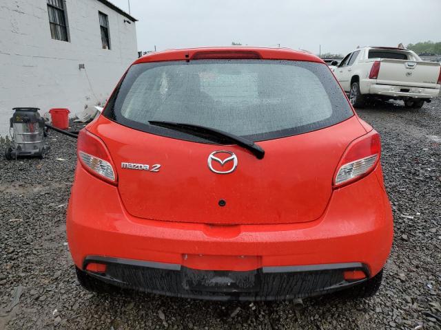 JM1DE1KY2C0147503 - 2012 MAZDA MAZDA2 RED photo 6