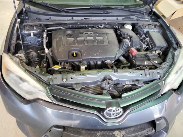 2T1BURHE2GC719221 - 2016 TOYOTA COROLLA L GRAY photo 11