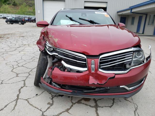 2LMTJ8LR6GBL51104 - 2016 LINCOLN MKX RESERVE RED photo 5