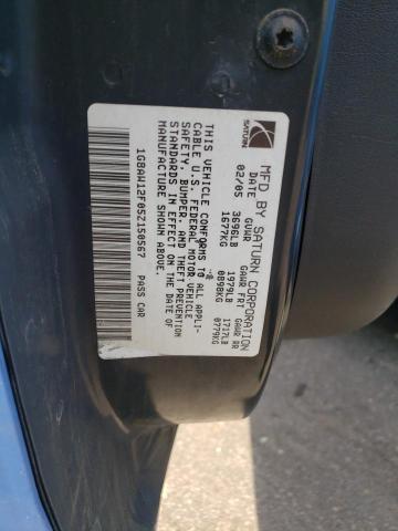 1G8AW12F05Z150567 - 2005 SATURN ION LEVEL 3 BLUE photo 12