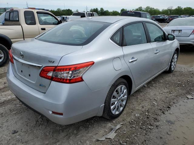 3N1AB7AP7DL627471 - 2013 NISSAN SENTRA S SILVER photo 3