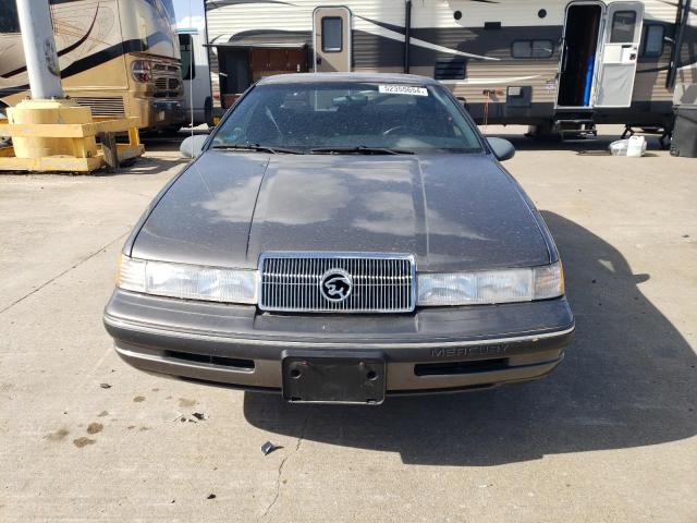 1MEPM6041LH612026 - 1990 MERCURY COUGAR LS GRAY photo 5