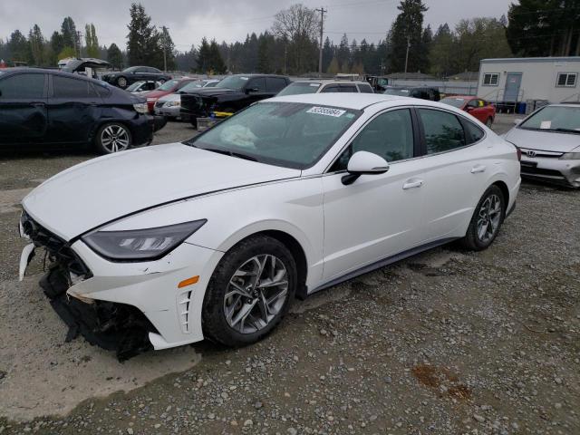 KMHL64JA4NA233466 - 2022 HYUNDAI SONATA SEL WHITE photo 1