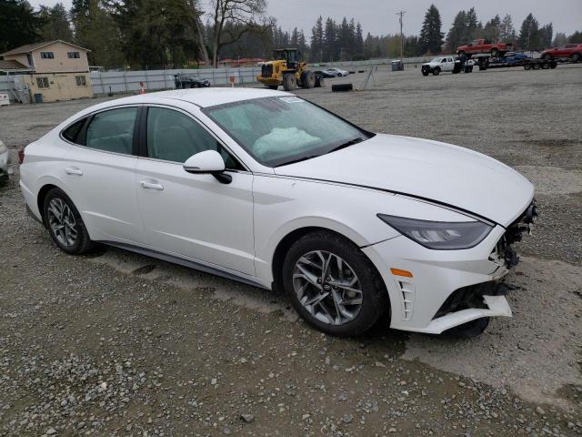 KMHL64JA4NA233466 - 2022 HYUNDAI SONATA SEL WHITE photo 4