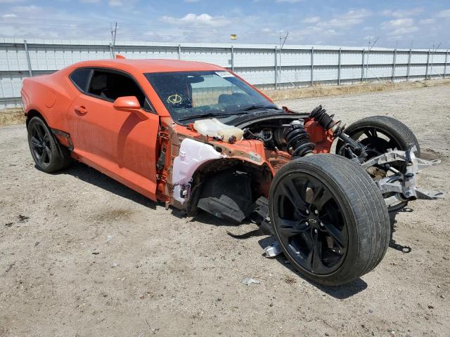 1G1FF1R72M0130374 - 2021 CHEVROLET CAMARO LZ ORANGE photo 4