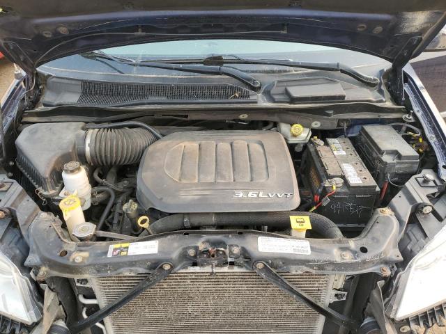 2C4RC1CGXDR634277 - 2013 CHRYSLER TOWN & COU TOURING L BLUE photo 12