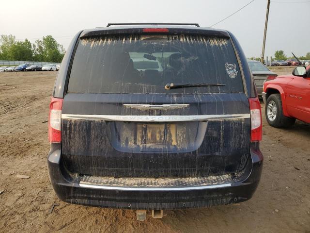 2C4RC1CGXDR634277 - 2013 CHRYSLER TOWN & COU TOURING L BLUE photo 6