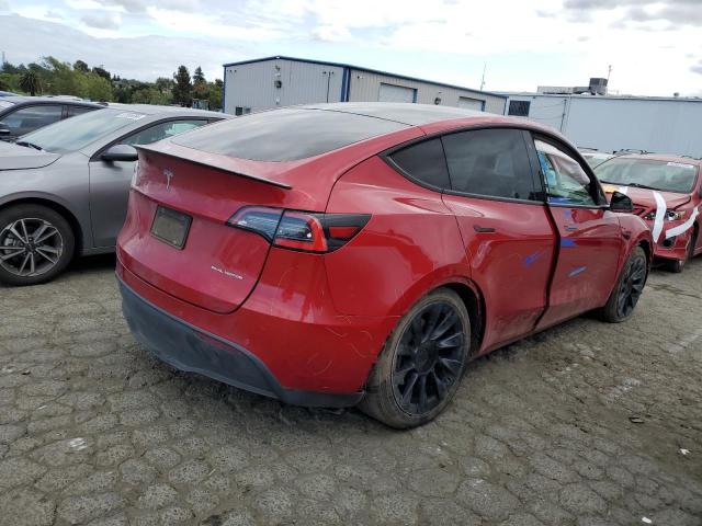 5YJYGDEE0MF072270 - 2021 TESLA MODEL Y RED photo 3