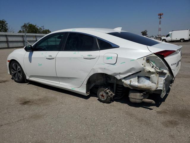 JHMFC1F79JX003384 - 2018 HONDA CIVIC EXL WHITE photo 2