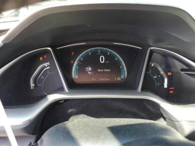 JHMFC1F79JX003384 - 2018 HONDA CIVIC EXL WHITE photo 9