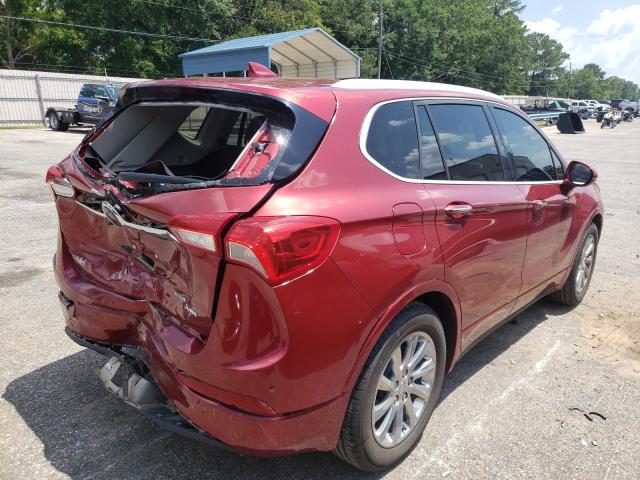 LRBFXCSA0KD021440 - 2019 BUICK ENVISION ESSENCE أحمر صورة 3