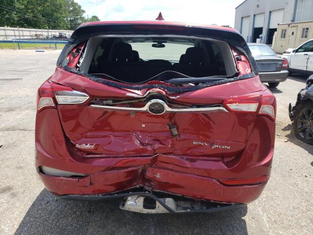 LRBFXCSA0KD021440 - 2019 BUICK ENVISION ESSENCE أحمر صورة 6