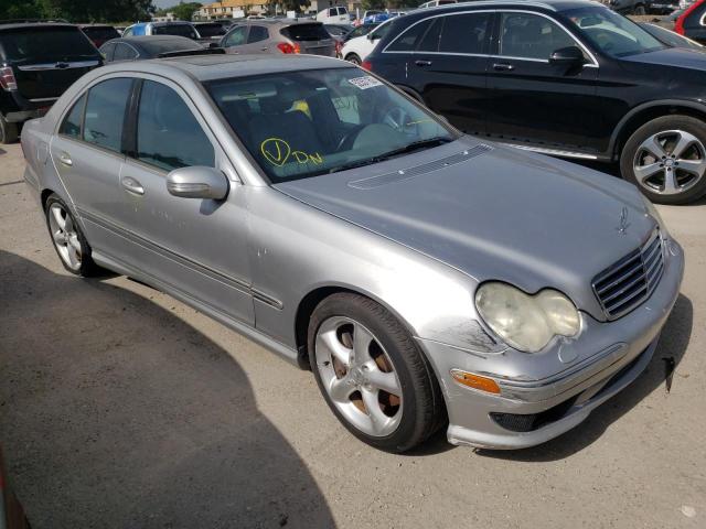 WDBRF40J05F650665 - 2005 MERCEDES-BENZ C230K 230K SPORT SEDAN SILVER photo 9