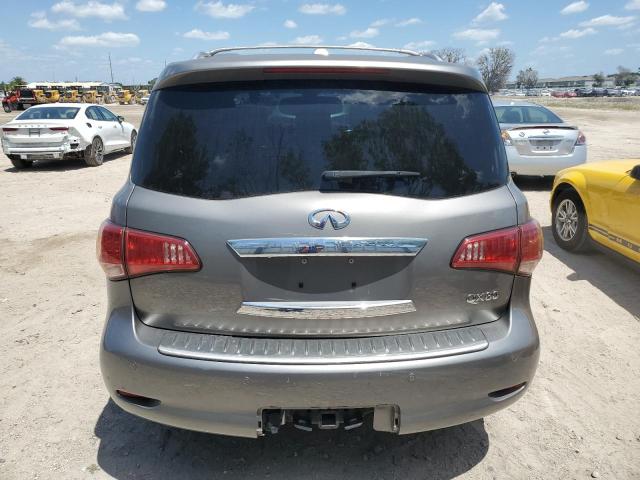 JN8AZ2ND5E9751104 - 2014 INFINITI QX80 SILVER photo 6