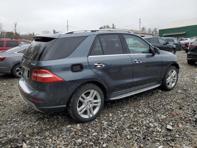 4JGDA5HBXDA217830 - 2013 MERCEDES-BENZ ML 350 4MATIC GRAY photo 3