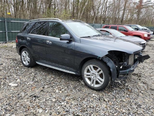 4JGDA5HBXDA217830 - 2013 MERCEDES-BENZ ML 350 4MATIC GRAY photo 4