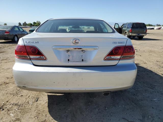 JTHBA30G555064564 - 2005 LEXUS ES 330 SILVER photo 6