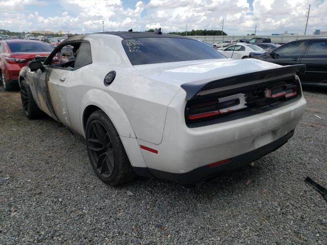 2C3CDZFJ8KH581238 - 2019 DODGE CHALLENGER R/T SCAT PACK WHITE photo 3