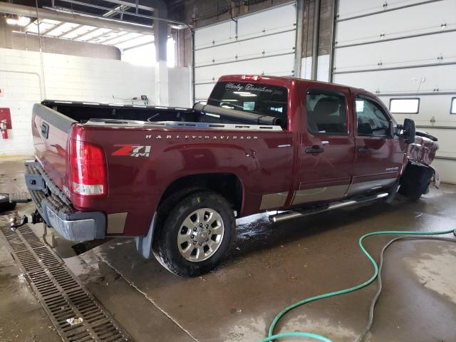 1GT120CG3DF112608 - 2013 GMC SIERRA K2500 SLE MAROON photo 3