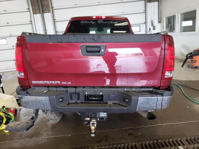 1GT120CG3DF112608 - 2013 GMC SIERRA K2500 SLE MAROON photo 6