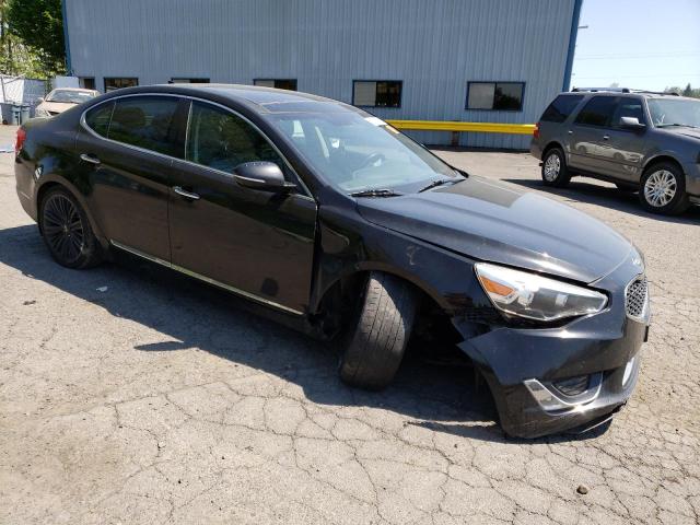 KNALN4D79E5162245 - 2014 KIA CADENZA PREMIUM BLACK photo 4