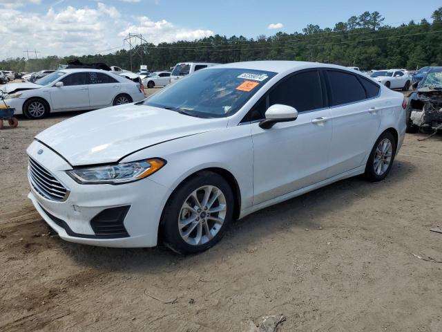 3FA6P0HD0LR242049 - 2020 FORD FUSION SE WHITE photo 1