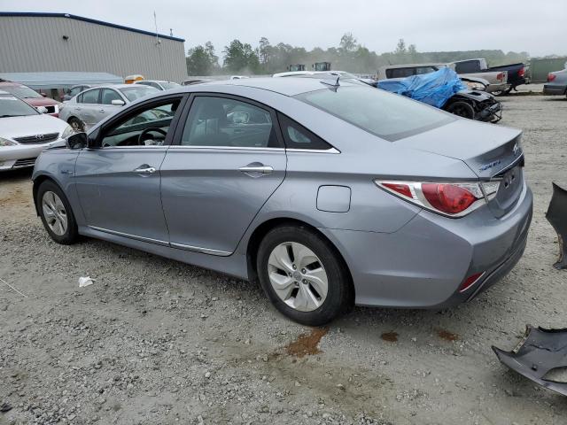 KMHEC4A47FA135366 - 2015 HYUNDAI SONATA HYBRID GRAY photo 2