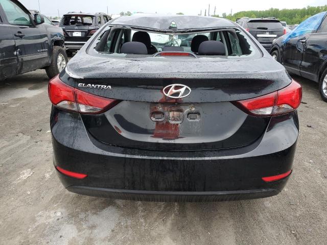 5NPDH4AE5GH752639 - 2016 HYUNDAI ELANTRA SE BLACK photo 6