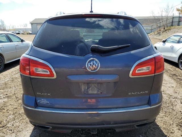 5GAKRAKD3EJ207232 - 2014 BUICK ENCLAVE BLUE photo 6