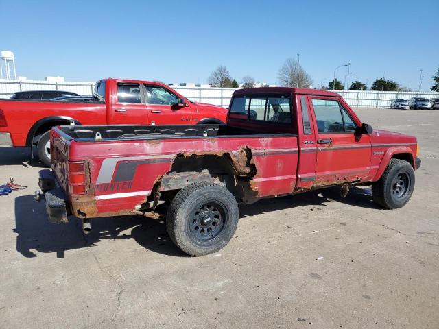 1J7FJ36L8LL202594 - 1990 JEEP COMANCHE PIONEER RED photo 3