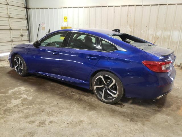 1HGCV2F35MA013470 - 2021 HONDA ACCORD SPORT BLUE photo 2