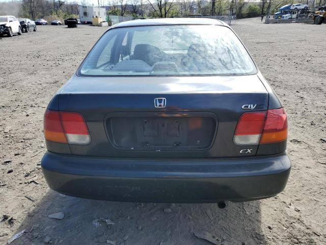 JHMEJ8644VS004445 - 1997 HONDA CIVIC EX BLACK photo 6