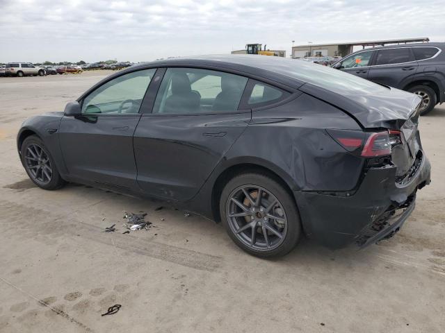 5YJ3E1EB5NF346326 - 2022 TESLA MODEL 3 BLACK photo 2