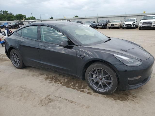 5YJ3E1EB5NF346326 - 2022 TESLA MODEL 3 BLACK photo 4