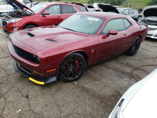 2C3CDZFJ7LH139438 - 2020 DODGE CHALLENGER R/T SCAT PACK BURGUNDY photo 2