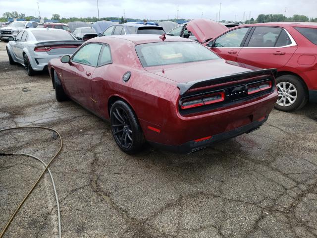 2C3CDZFJ7LH139438 - 2020 DODGE CHALLENGER R/T SCAT PACK BURGUNDY photo 3