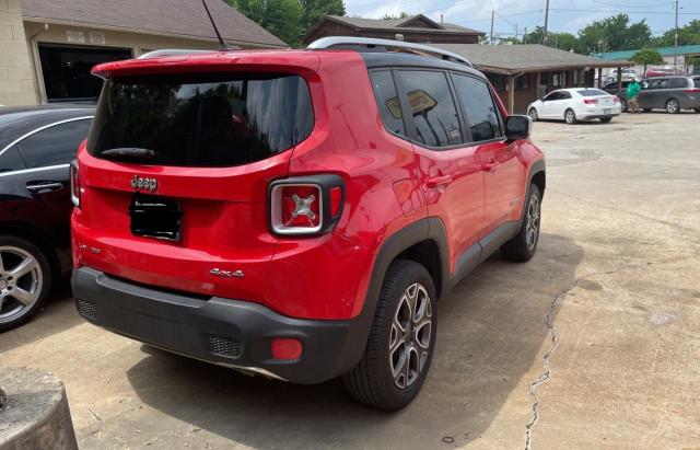 ZACCJBDT0GPC58873 - 2016 JEEP RENEGADE LIMITED RED photo 4