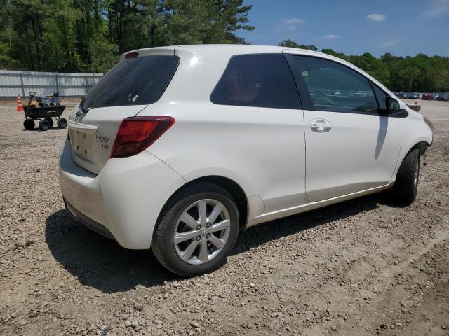 VNKJTUD32FA024284 - 2015 TOYOTA YARIS WHITE photo 3