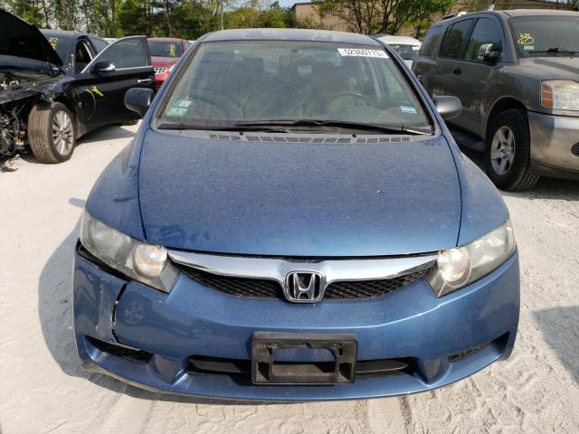 2HGFA1F37AH503554 - 2010 HONDA CIVIC VP BLUE photo 5