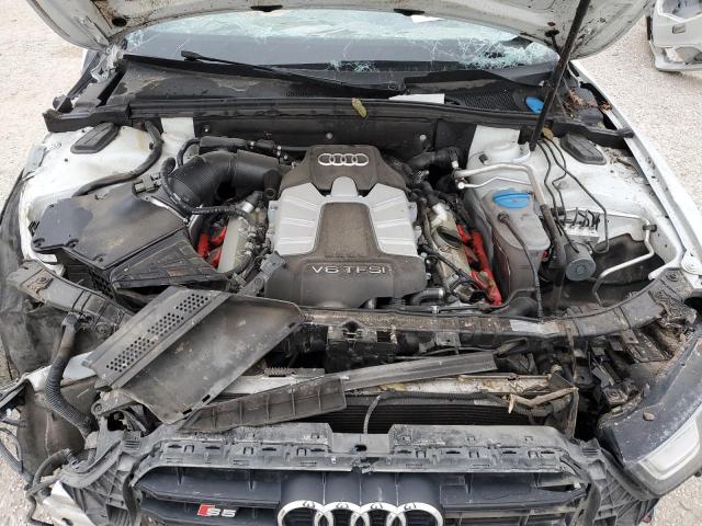 WAUC4AFR4HA001586 - 2017 AUDI S5 WHITE photo 11