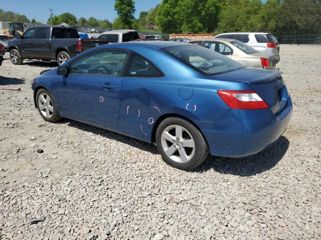 2HGFG12868H537267 - 2008 HONDA CIVIC EX BLUE photo 2