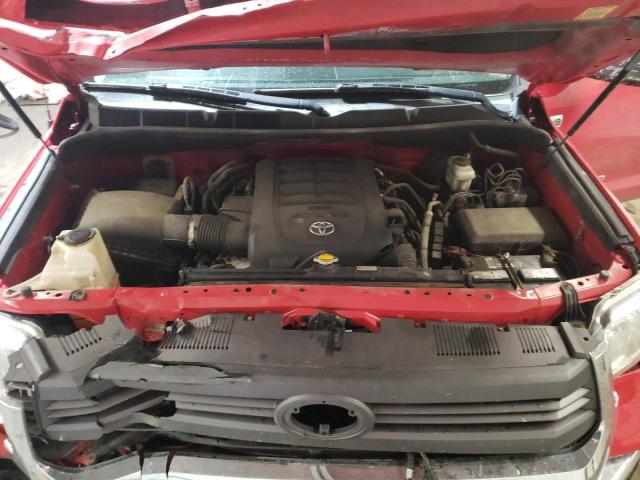 5TFUY5F18EX356928 - 2014 TOYOTA TUNDRA DOUBLE CAB SR/SR5 RED photo 11