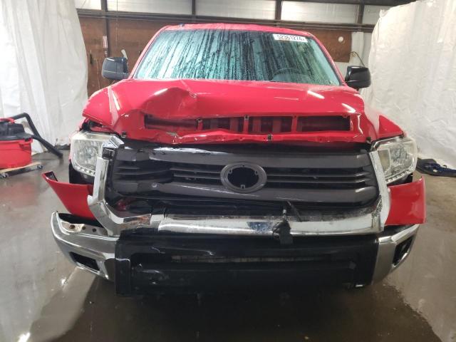 5TFUY5F18EX356928 - 2014 TOYOTA TUNDRA DOUBLE CAB SR/SR5 RED photo 5