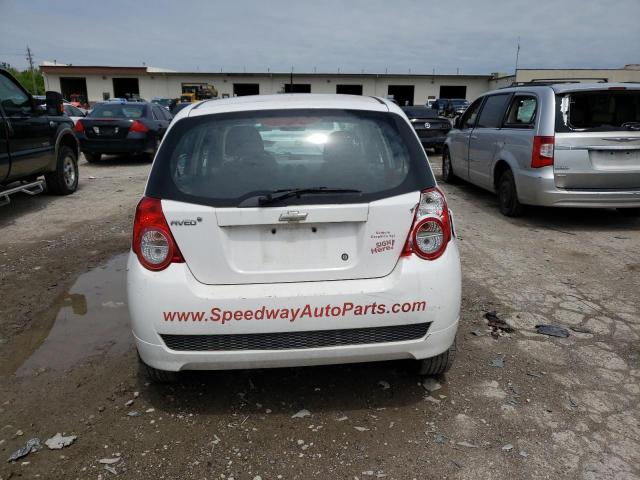 KL1TD66E19B403694 - 2009 CHEVROLET AVEO LS 白色 照片 6