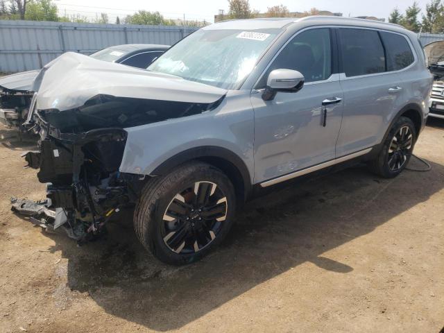 5XYP5DGC9PG328013 - 2023 KIA TELLURIDE SX GRAY photo 1