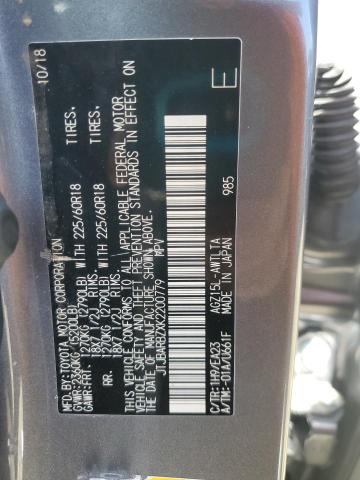 JTJBARBZXK2200779 - 2019 LEXUS NX 300 BASE ნაცრისფერი ფოტო 14