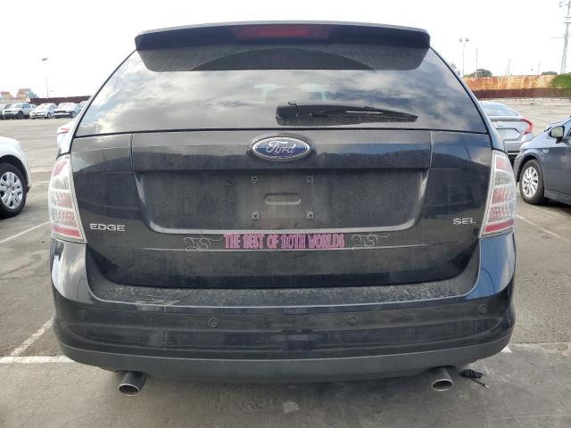 2FMDK38C47BA91256 - 2007 FORD EDGE SEL BLACK photo 6